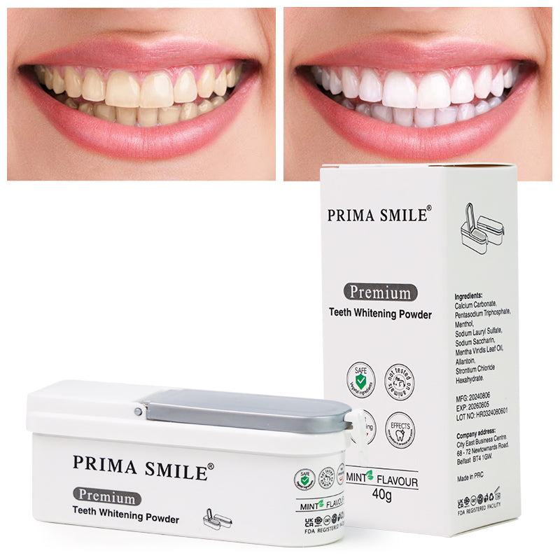 PRIMA SMILE Premium Teeth Whitening Powder