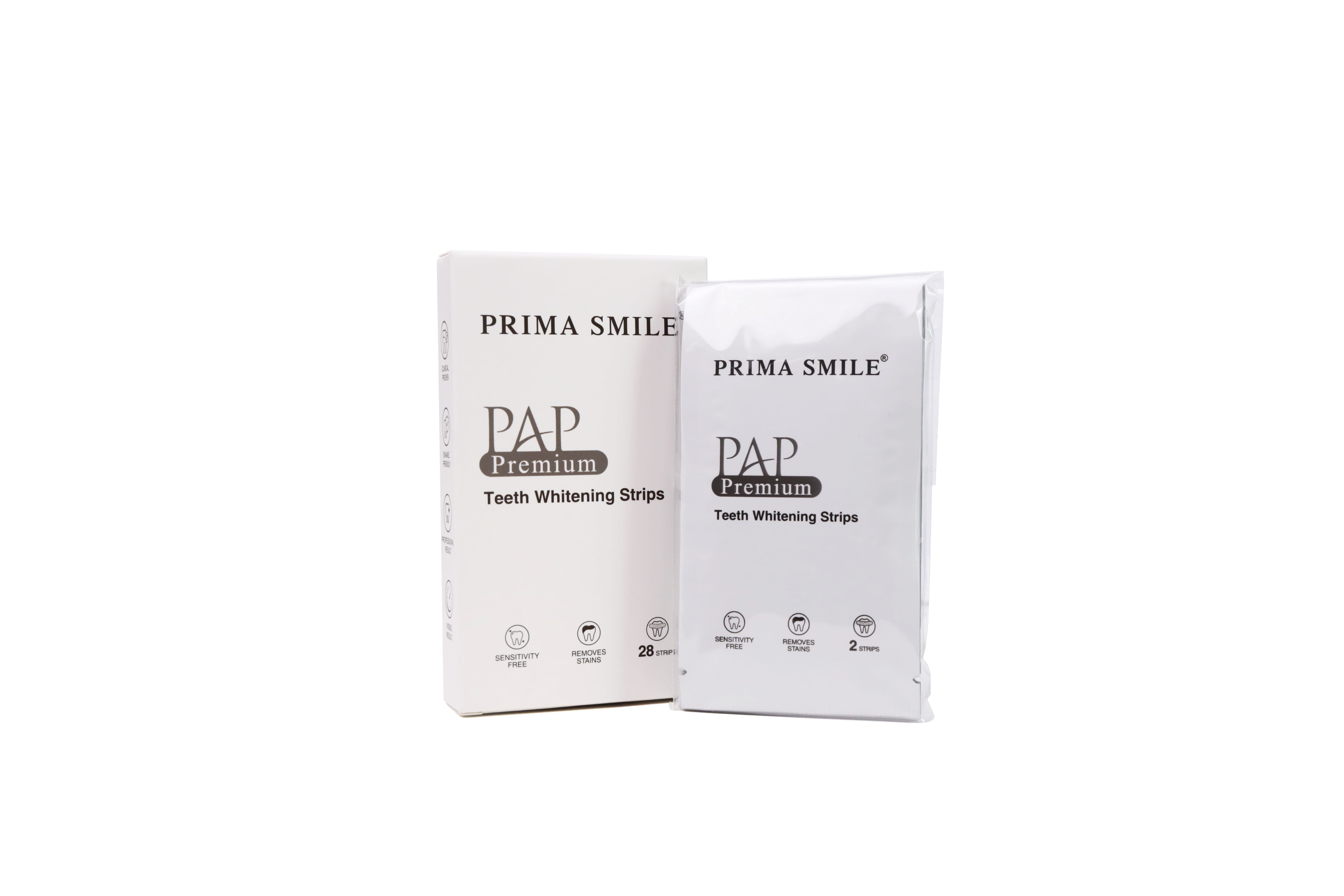 Premium PAP Teeth Whitening Strips