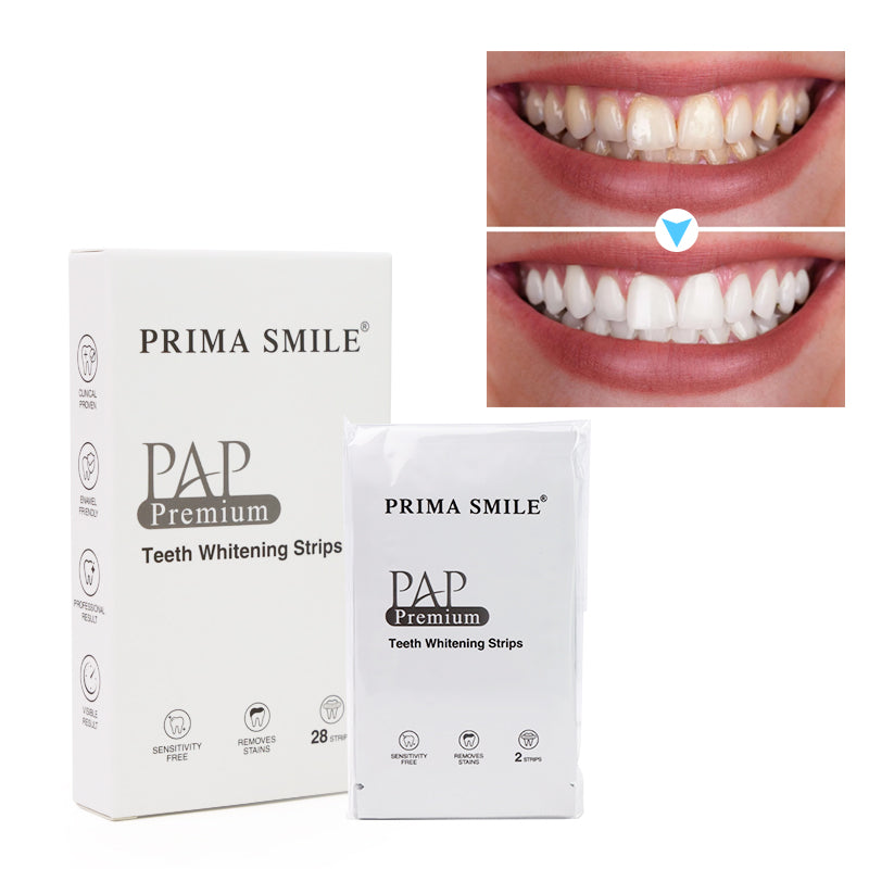 PRIMA SMILE™ Premium PAP Teeth Whitening Strips
