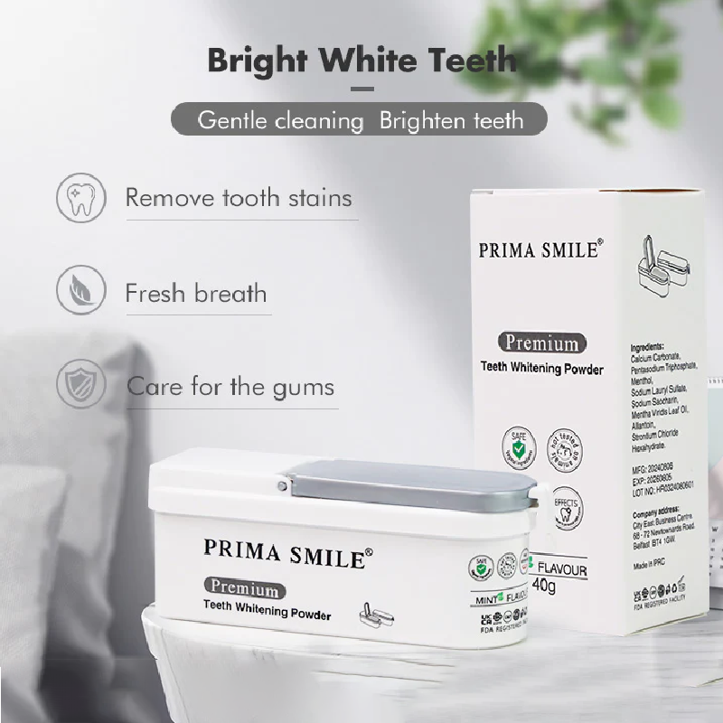PRIMA SMILE Premium Teeth Whitening Powder