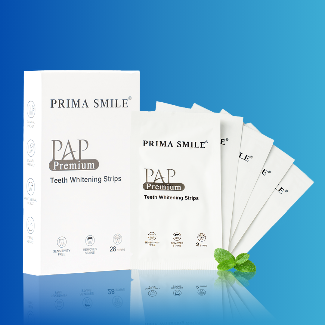 PRIMA SMILE™ Premium PAP Teeth Whitening Strips